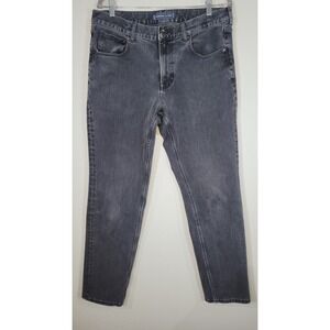 Everlane Uniform Athletic Jeans Men's 34x32 Washed Black Stretch Denim